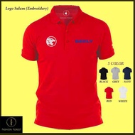 Polo T Shirt Logo Motorsport Cl Proton Geely X70 X50 ub X70OCM Turbo Logo Classic (BAJU)100% Cotton[