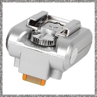 [feidan33.ph] Flash Trigger Adapter in Silver for NEX-3/C3 F3 for NEX-5/5N 5R/5C 5T Camera Silver