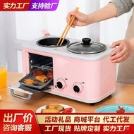 Toaster Oven Manufacturer Household Multifunctional Toaster Wholesale Breakfast Machine Small 4-in-1
