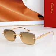Cartier/Cartier 2025 New Style Trendy Men Women Couples Sunglasses Sunglasses Counter Style Business