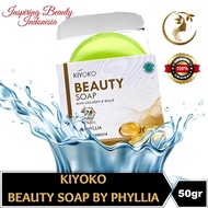 VIRALL KIYOKO BEAUTY SOAP BY PHYLLIA MENCERAHKAN KULIT 50 GRAM
