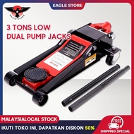 【Limited Offer】Heavy Duty 3 Ton Floor Jack Hydraulic Floor Jek Kereta Jet Car Vehicle Van 3Ton Jack 