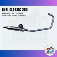 Rusi Classic 250 Bottle Pipe Type Muffler for Rusi Classic 250 Exhaust pipe
