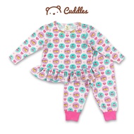Cuddles Baby Girl Pyjamas Long Sleeves PGW043