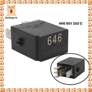 [luxiang.vn] Multi-Use 5-Pin Relay 4H0951253C 4RD965453-08 for   Black(646)