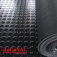 Round Stud Rubber Mat(Size:3mm(Thk)x1mtr(width)x2mtr(length) I 1.5 mtr Airport Mat Rubber Floor Mat-