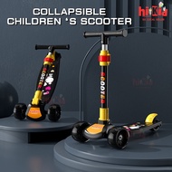 [SG Seller]Children's Scooter 3 Wheels Foldable Kick Scooter Children's Kids Scooter Toddler Outdoor