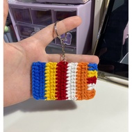Handmade Wool Buddhist Flag Keychain Buddhist Flag Five-Colored Flag