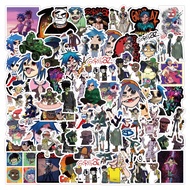 52PCS GORILLAZ BAND Vinyl Decal graffiti STICKERS bomb for laptop, fridge, luggage & etc