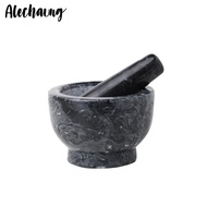 Stone mortar marble With Pestle Curry Paste Papaya Salad Size 7.5 Inches Alechaung coffee Mortar and