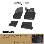 3D Mats พรมปูพื้นรถยนต์ AUDI TT (MK3) 2014 - 2025 พรมกันลื่น พรมกันนํ้า พรมรถยนต์