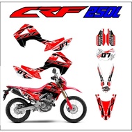 Honda CRF 250L decals sticker