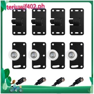 4Pcs/Set Iron Wardrobe Door Wheel Cabinet Wheel Cabinet Sliding Door Roller Set Drawer Door Pulley 3