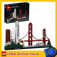 LEGO &amp; Architecture Skyline Collection Kit de construction, comprend le modèle Alcatraz, les repères de San Francisco, 21043 pièces, 565