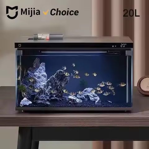 Mijia Smart Fish Tank MYG100 Work With Mijia APP Mobile Control Remote Feeding Smart Lighting System