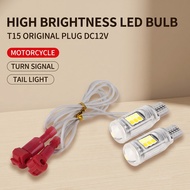 T10 T15 LED Bulb 12V Replacement Pair Plug Sixteen Chips Aviation Socket Plug 41mm Body
