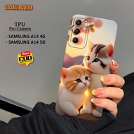 Casing Samsung Galaxy A14 5Ghp Latest A14 4G/ - Fashion Cat Case - Case Samsung A14 5Ghp A14 4G/ - S