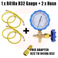 CEO 🇲🇾 Manifold Gauge R22 R134a R404a R12 R410a R32 GAS METER Air Cond Refrrigerant Peti Ais Car Air