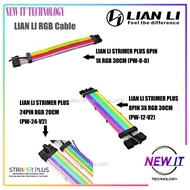 Lian Li Strimer Plus 8Pin (PW-8-8) Triple 8Pin (PW-12-V2) 24Pin (PW-24-V2) Addressable RGB Cable Ver