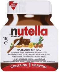 NUTELLA Hazelnut Spread Mini Single Portions 15g