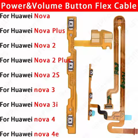For Huawei Nova Nova2 Nova2s Nova2 Nova3 Nova3i Nova4 Nova4e Plus Side Button Switch Volume Key Powe