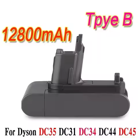 22.2V 12800mAh Li-ion Vacuum Battery for Dyson DC35, DC45 DC31, DC34, DC44, DC31 Animal, DC35 Animal