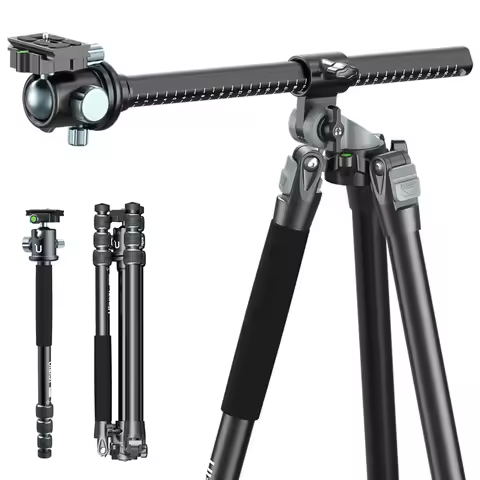 Ulanzi MT-59 1.76M Aluminium Camera Tripod Video Monopod Professional Extendable Tripod with Arca Pl