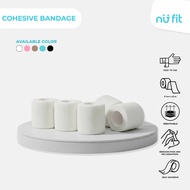 NU - FIT - Cohesive Bandages 5cm x 4.5M - Elastic Bandage - Wristape Elastic Bandage Adhesive Bandag