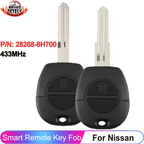 KEYECU 433MHz P/N: 28268-8H700 ID46 Chip For Nissan Patrol Navara X-Trail Serena Primera Micra Almer