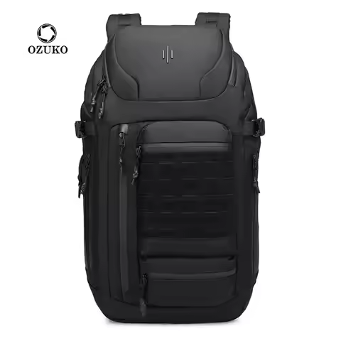 Ozuko Outdoor Travel Laptop Backpack Large Capacity College Backpack Business Commute Bag Fit 17 Inc