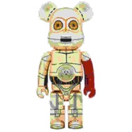 移民割愛 Medicom 1000% Bearbrick  Star Wars C3PO Be@rbrick The Force Awakens 全新啡盒