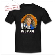 Bionic Woman Lindsay Casual T-shirt Made of 100% Cotton Black | Size SML XL XXL 3XL 4XL |
