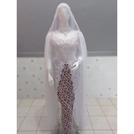 Wedding Kebaya, wedding ceremony dress, wedding ceremony dress, Syar'i wedding dress