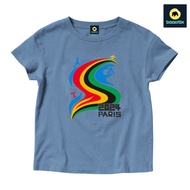 Olympic Paris 2024 Wave T-Shirt - Paris Olympic 2024 Wave T-Shirt - Casual Men's and Women's T-Shirt