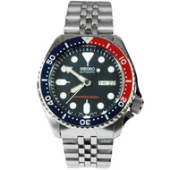 Seiko Watch Diver Silver Stainless-Steel Case สเตนเลสสตีล Mens SKX009K2 - Blue