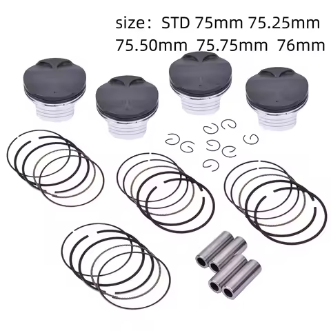 STD 75mm Pin 17mm Motorcycle Piston Rings Kit 13101-MCJ-750 for Honda CBR900RR AC CBR1000RR-R CBR100