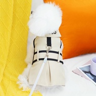 Teddy Pet Clothes Spring Summer Chanel Style Skirt For Small Dogs, Puppy Dress Dog Clothes Male Beag