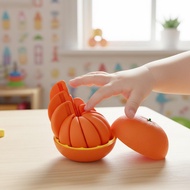 Decompression Orange Ornament 3D Printed Toy Fruit Decompression Toy A9H8