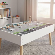 chulisia Waterproof Miniature Airport Carpet, Realistic Runway Carpet for Models