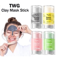 PUTIH Twg Stick Clay Mask Deep Cleansing Green Tea Extract Moisturizing Soft And Smooth For Skin Facial Mask 40g Glowing And White Face Mask