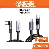 UGreen USB C to C Cable Angled 100W PD Fast Charge Type C 5A Power Delivery Nylon Braided