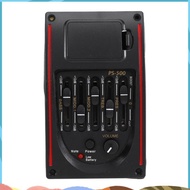 5-Band Tone Controls EQ Equalizer Tuner PS-500 5-Band Acoustic Guitar EQ Preamp Equalizer Pickup Aco