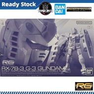 P.BANDAI RG 1/144 RX78-3 G-3 Gundam PREMIUM BANDAI Model Kits