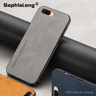 OPPO R9 R9S R11 R11S F1 F3 Plus Case Concise Matte Leather Hard PC Back Phone Cover