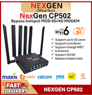 NEXGEN CP502 5G MOD MODEM ROUTER UNLIMITED BYPASS HOTSPOT MODEM SUPPORT WIFI 6