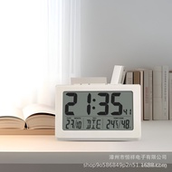 Electronic Wall Clock LCD Display Table Clock Alarm Clock Special for Alarm Clock Temperature Large 