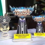 Plakat Akrilik Turnamen Mobile Legend Ketebalan Akrilik 4mm