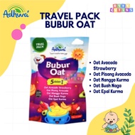 Adhwa Baby Food Bubur Makanan Bayi 6 bulan Travel Oat 5 in 1 Travel Pack Bubur Oat Adhwa
