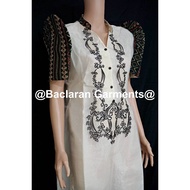HIGH QUALITY LADIES BARONG - FILIPINIANA IMELDA DRESS ETHNIC SLEEVES GREEN (RANDOM DESIGNS) FILIPINI