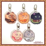 cappiebars_cute keychain_fuwa fuwa neko puff